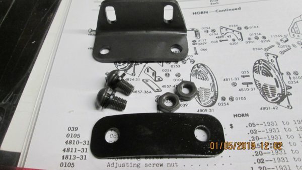 Harley Knucklehead,Flathead,Pan Lower Horn Mount Bracket 1936-57.. P/N 69120-41