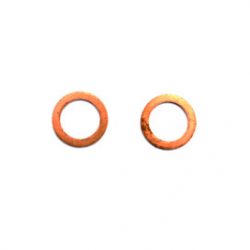 Harley Panhead,Shovel Rear Brake Line Copper Crush Washers 1958-72. P/N 41744-58