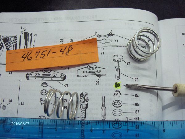 Harley Davidson Panhead,Shovelhead Steering Dampener Springs.. P/N 46751-48