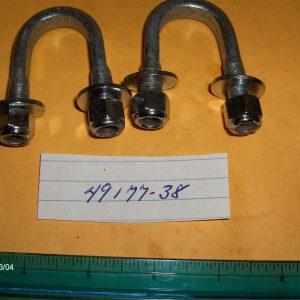 Harley 45 Flathead,WL,WLC,WLA Rear Crash Guard U-Bolts 1938-52  P/N 49177-38