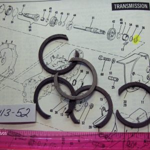 Harley Davidson Sportster Transmission Mainshaft Retainer Rings 1952-85. P/N 35113-52
