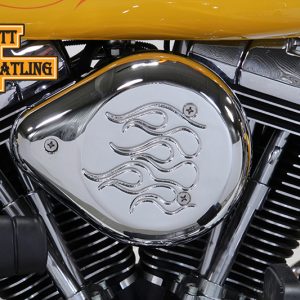 Harley EVO,Twin Cam Chrome Wyatt Gatling Air Cleaner Assembly 1993-07