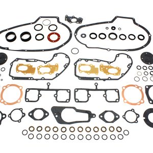 Harley Sportster Complete James Engine Gasket Kit. **Blue Teflon Head Gaskets**  1973-85. P/N 17026-73-T