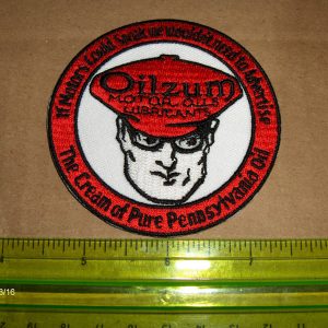 Harley Davidson,Indian,Customs,Vintage Style Oilzum Motorcycle Jacket Patch.