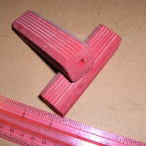 Knucklehead,Panhead,45,Servi-car Springer Kicker Pedal Rubbers "Red"