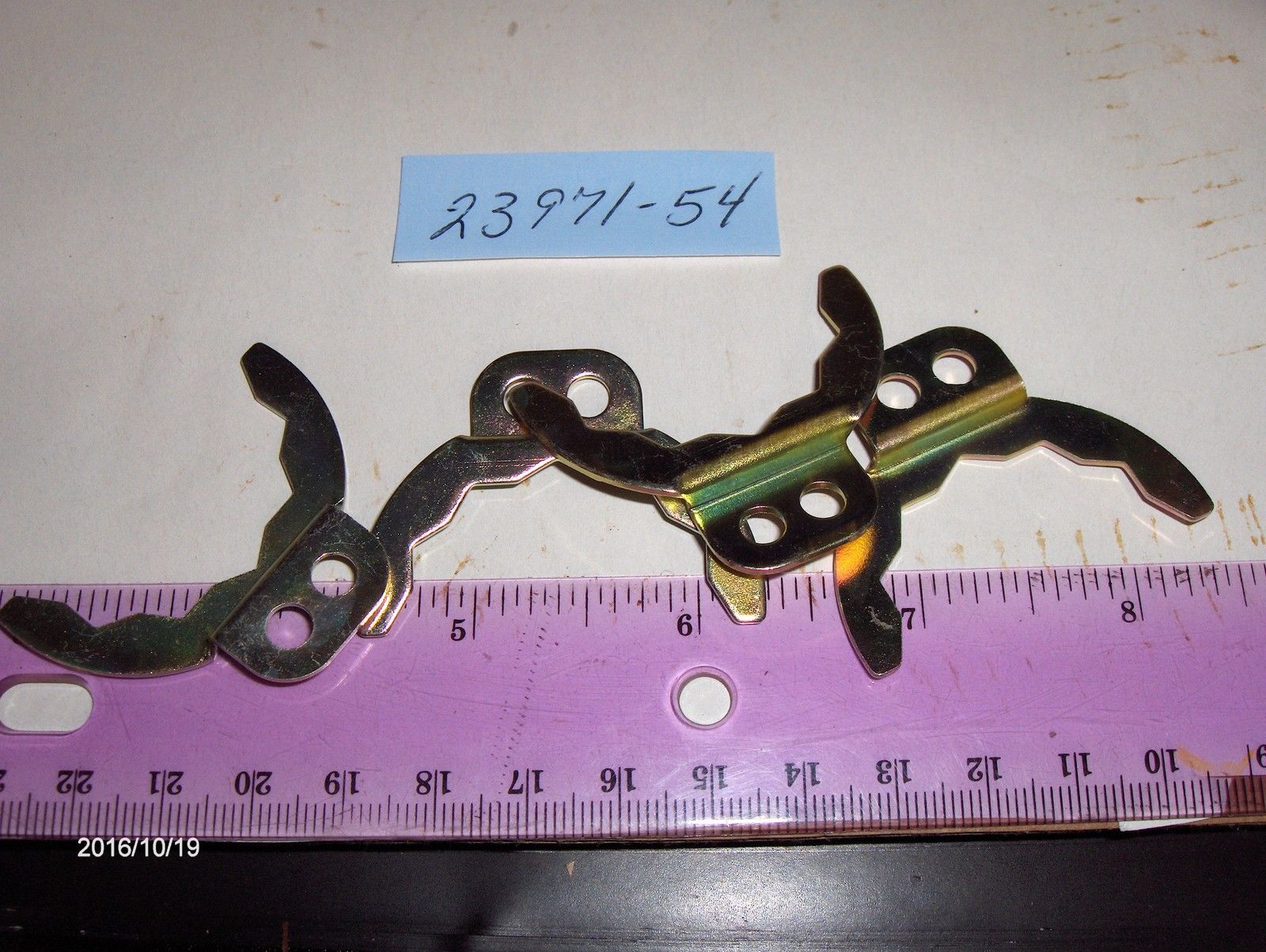 Harley Davidson Panhead, Shovelhead Crank Pin Nut Lock Plates. 1954-80. P/N 23971-54