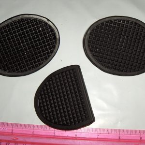 Harley Knucklehead,Panhead,Flathead Foot Clutch & Brake Pedal Pad Set.. P/N 36950-45