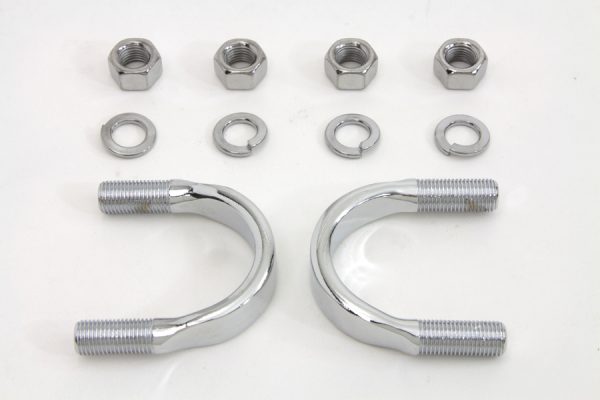 Harley 45 Flathead Chrome Front Engine Guard Mounting Kit 1932-73. P/N 49061-32