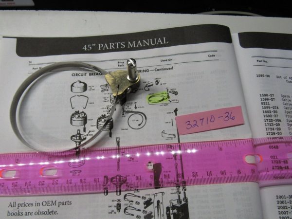 Harley Knuckle,Pan,45 Distributor Strap Kit..1937-48.P/N 32710-36