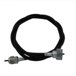 Harley 45 Flathead Solo Black 50" Speedo Cable 1937-52  P/N 67025-37