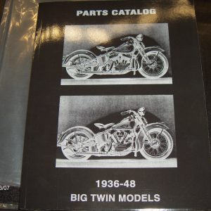 Harley Davidson Knucklehead,Big Twin Flathead Spare Parts Book 1936-48