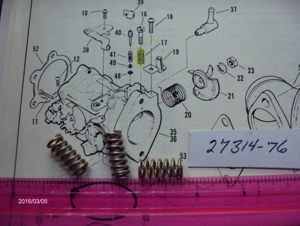 Shovelhead,Sportster and Evo's Carburetor Throttle Stop Screw Spring 1976-87 P/N 27314-76