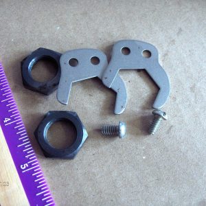 Harley 45 Flathead,WL,WLC,WLA Pinion,Sprocket Shaft Nuts,Lock Plates & Screws 1929-73 P/N 1187, 7974, 24016-29
