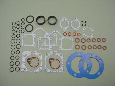 Harley Shovelhead Top End Gasket Kit with Teflon Head Gaskets 1966-77