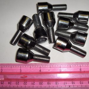 Harley Knucklehead,Panhead,Flathead,Shovelhead Wheel Lug Screws "Chrome" 1936-72. P/N 43530-35A