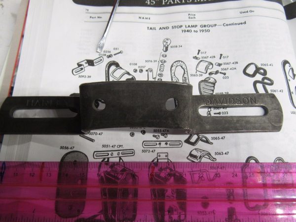 Harley Knuckle,WL,UL, License Plate Bracket??**Maybe NOS**P/N 68150-39  1939-46