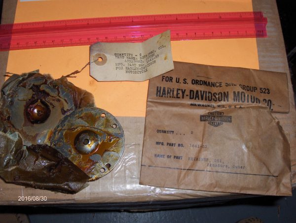 Harley Knucklehead,Panhead,Flathead 32E Armature Outer Cover Plate "NOS" P/N 31022-33 or Old # 1641-33